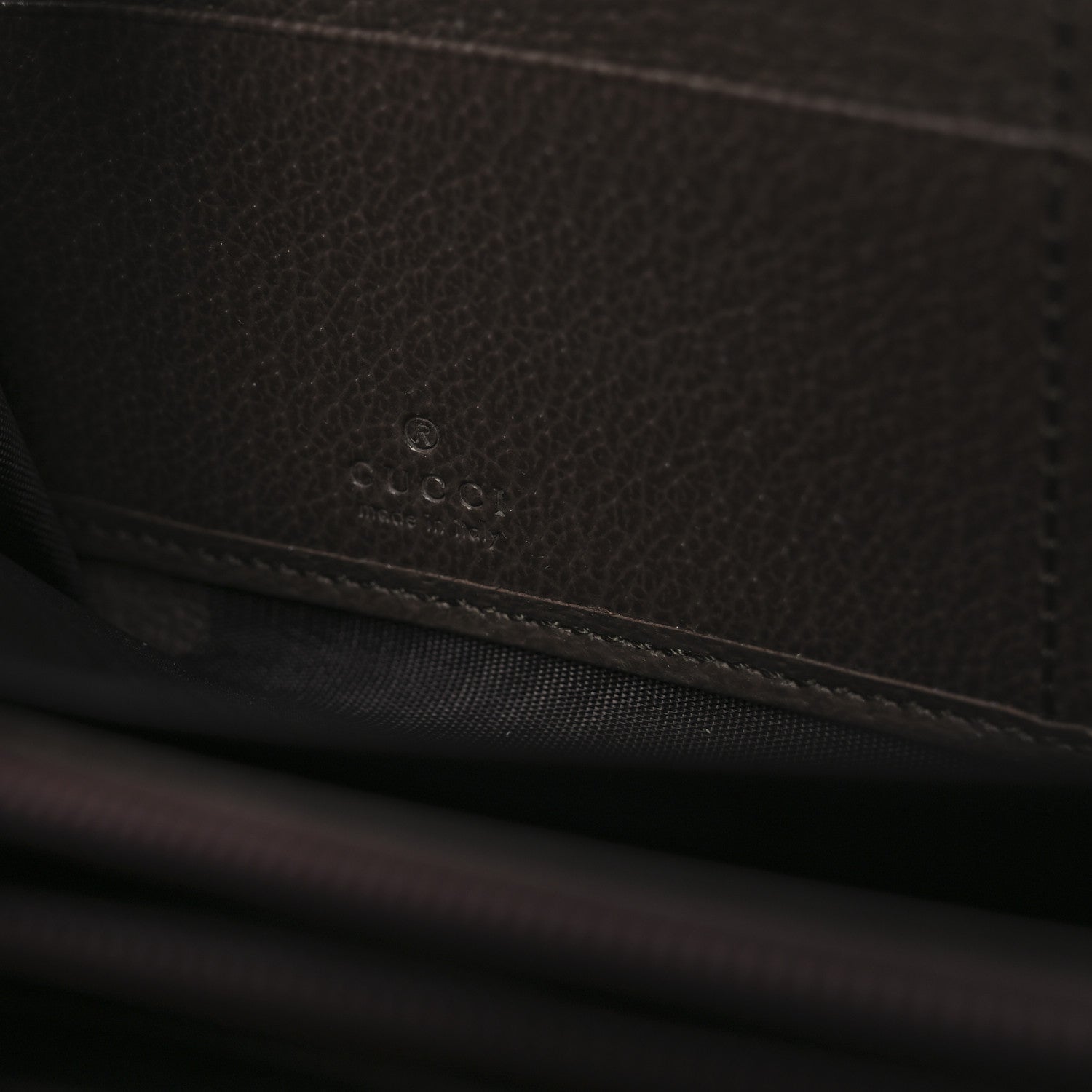 Gucci GG Supreme Monogram Web Ophidia Zip Around Wallet Brown 6 of 8