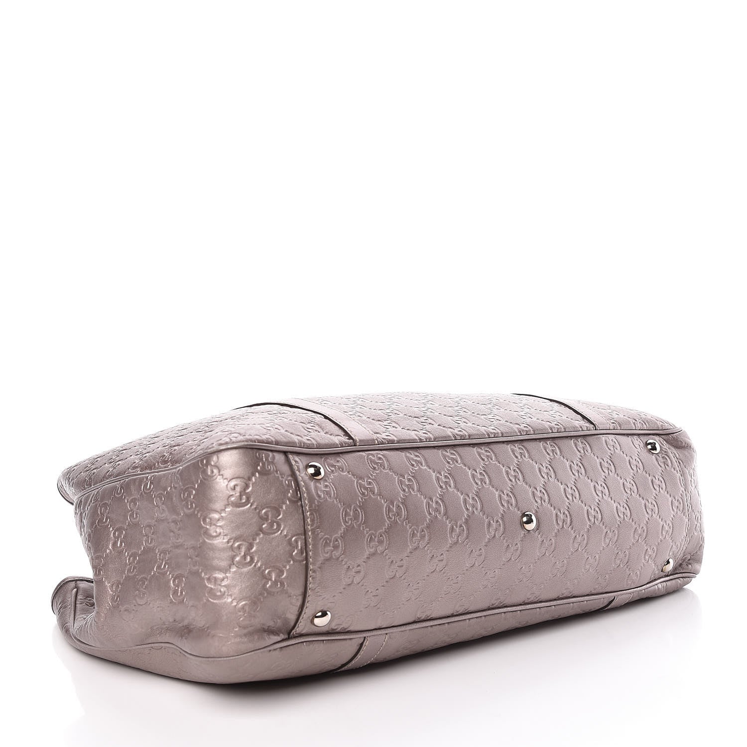 Gucci Metallic Guccissima Large GG Twins Tote Mauve 4 of 12