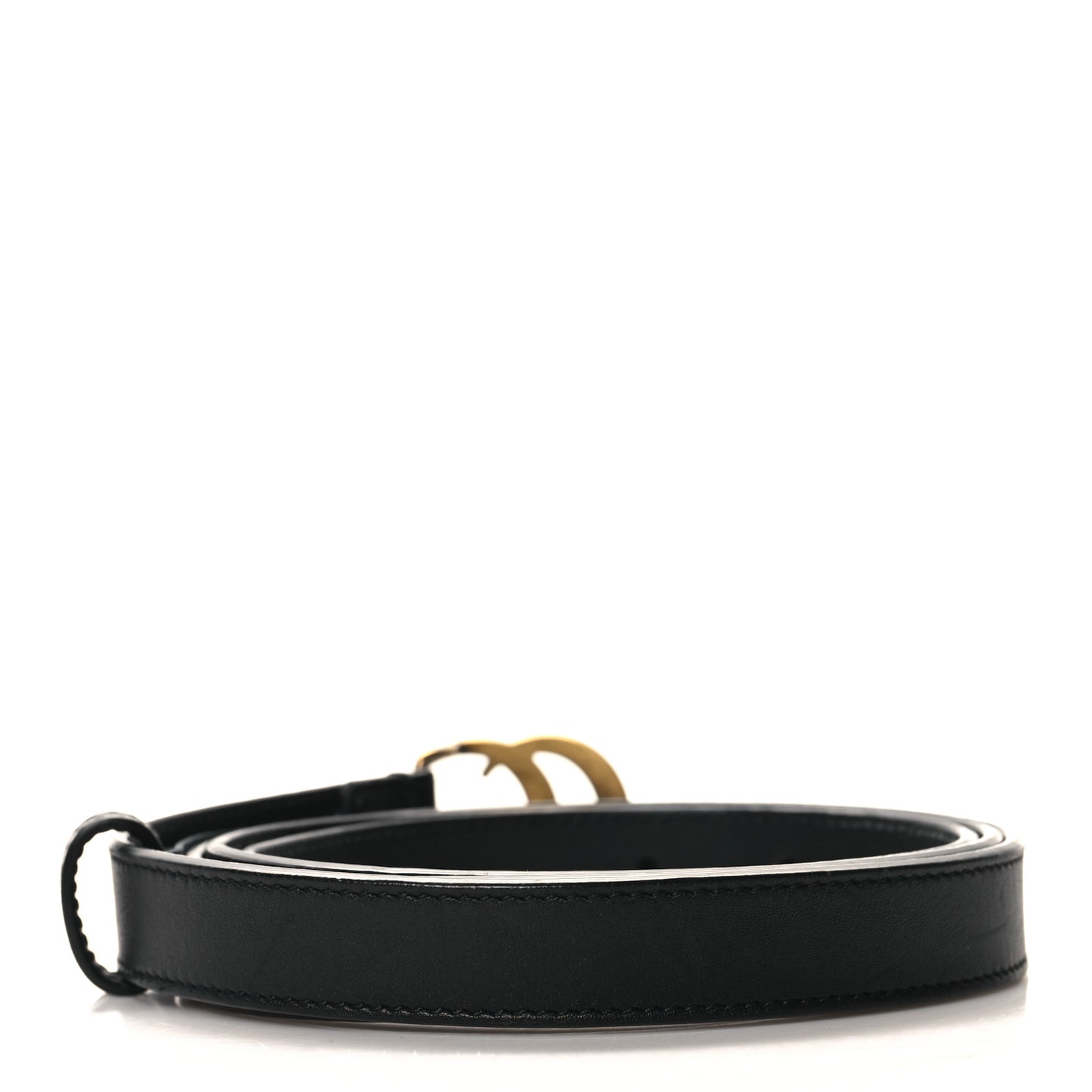 Calfskin Double G 20mm Belt 105 42 Black