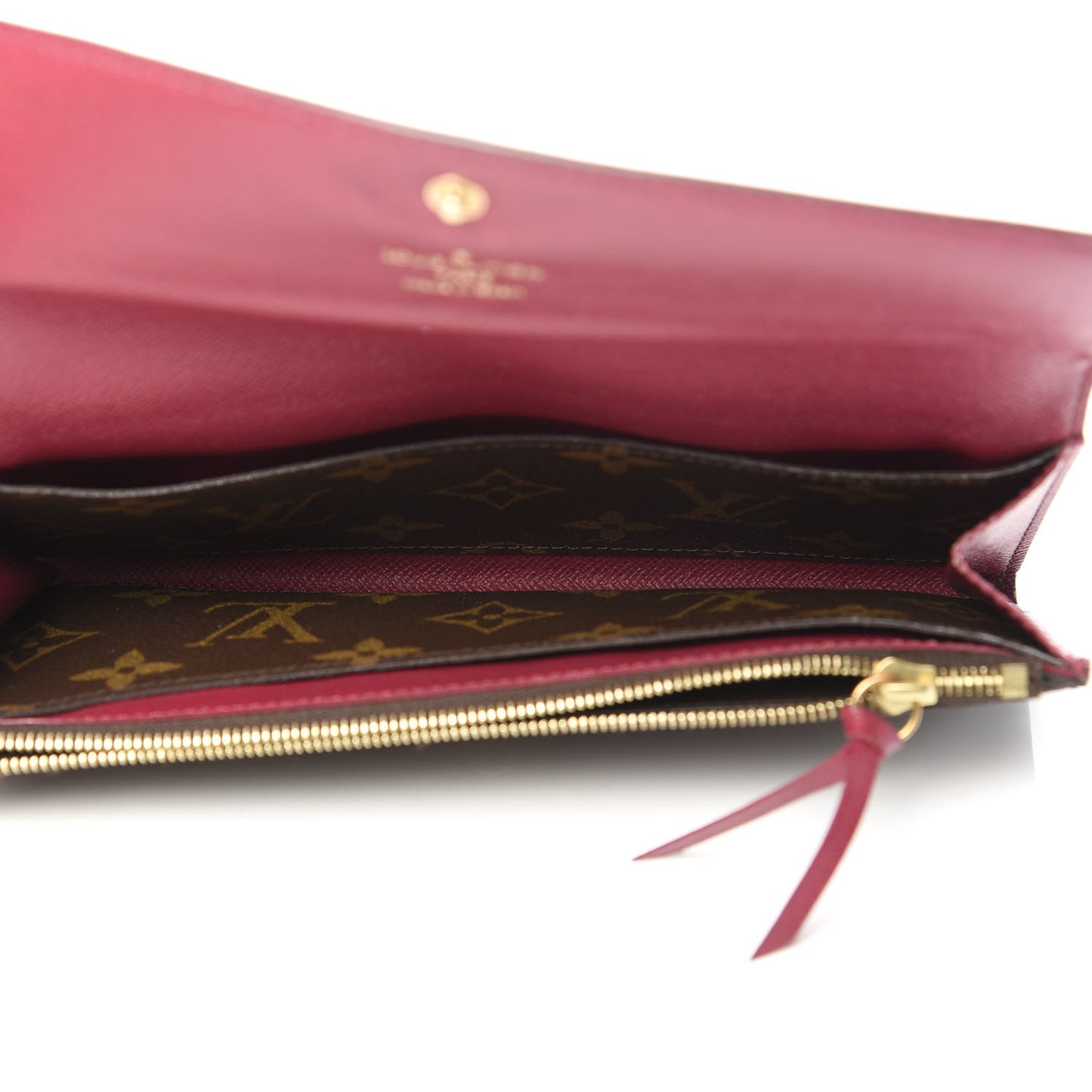 Monogram Emilie Wallet Fuchsia