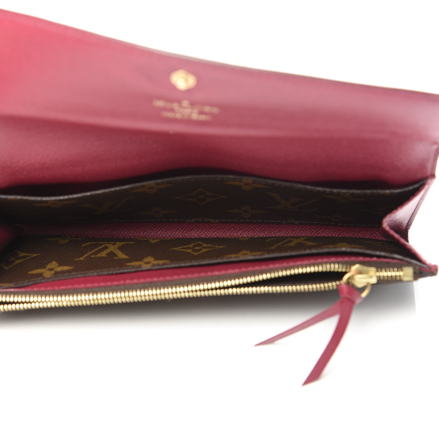 Louis Vuitton Monogram Emilie Wallet Fuchsia 7 of 15