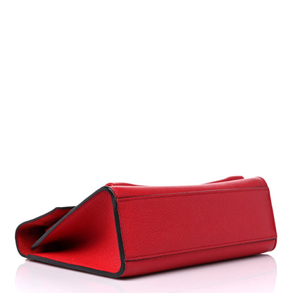 Louis Vuitton Soft Calfskin Mylockme Chain Bag BB Rubis 4 of 9