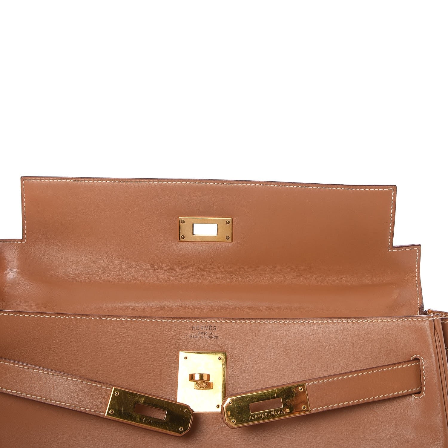 Hermes Chamonix Kelly Retourne 32 Natural 9 of 38