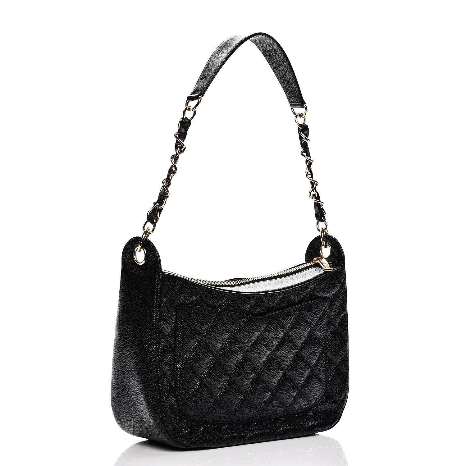Chanel Caviar Quilted Hobo Black 9 of 13
