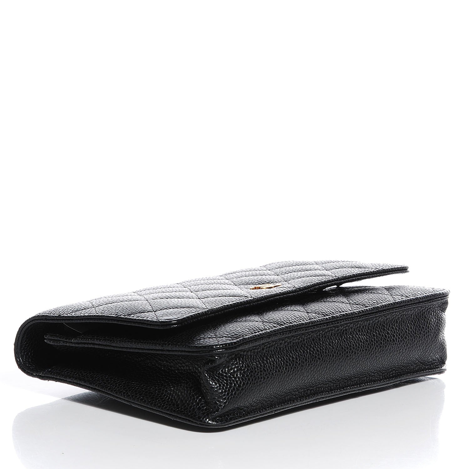 Chanel Caviar Quilted Wallet On Chain WOC Black 4 of 9