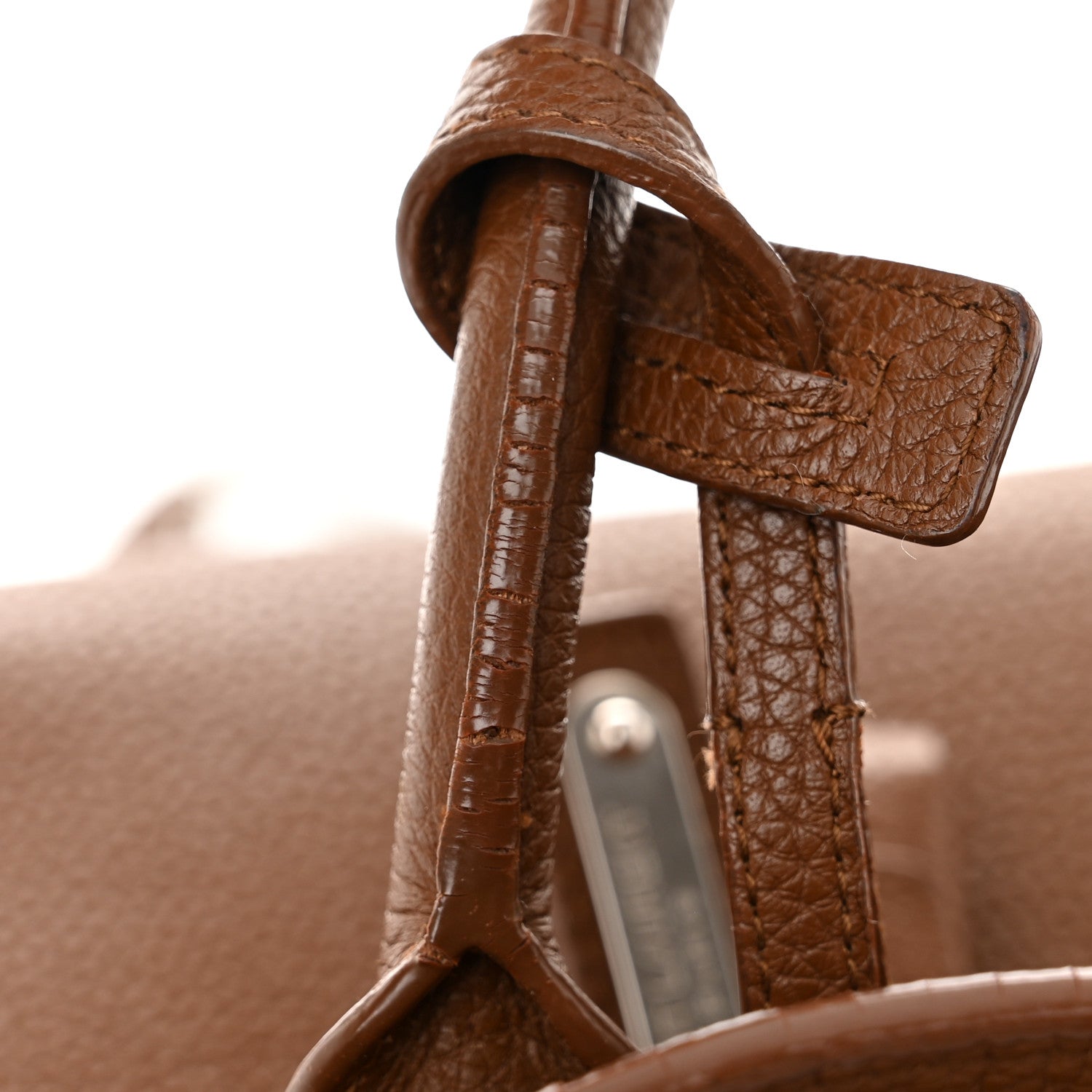 Saint Laurent Grained Calfskin Baby Supple Sac De Jour Camel Brilliant 13 of 15