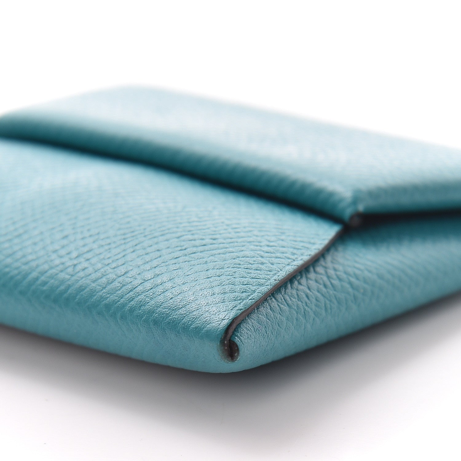 Hermes Epsom Bastia Coin Purse Bleu Paon 11 of 14