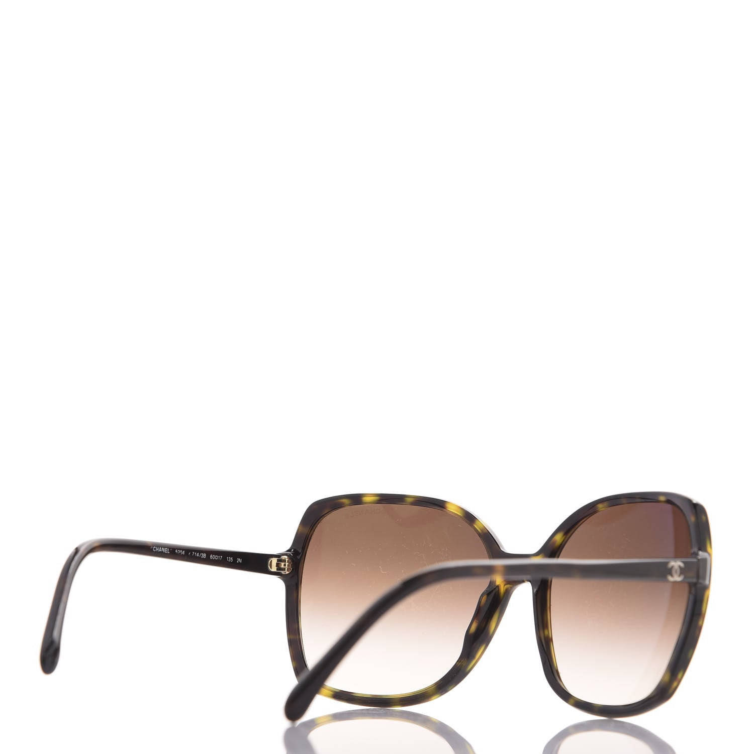 Chanel Acetate CC Sunglasses 5204 Tortoise 4 of 8