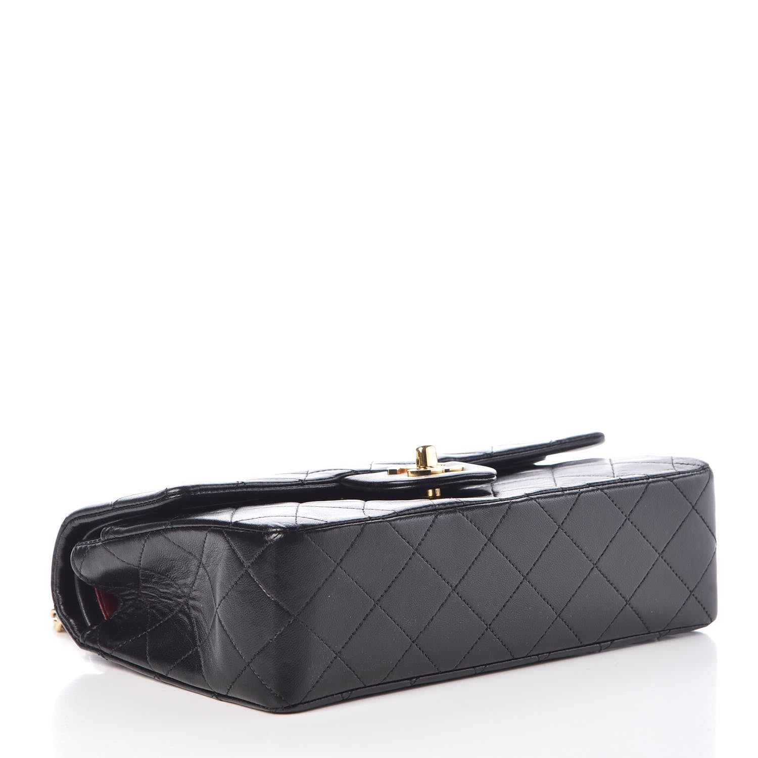 Chanel Lambskin Quilted Small Double Flap Black 4 of 10