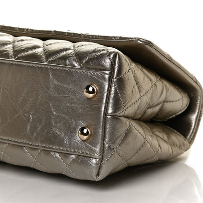 Chanel Metallic Aged Calfskin Quilted Mini Coco Handle Flap Gold 10 of 13