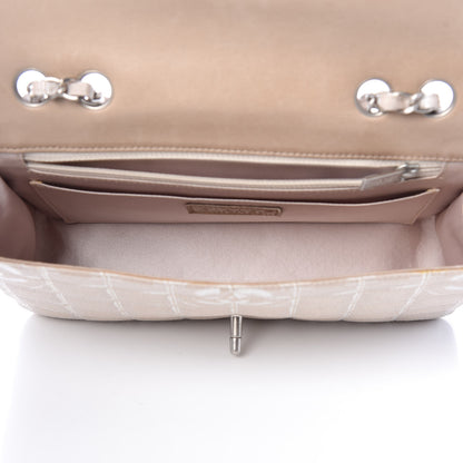 Chanel Nylon Medium Travel Flap Light Beige 5 of 17