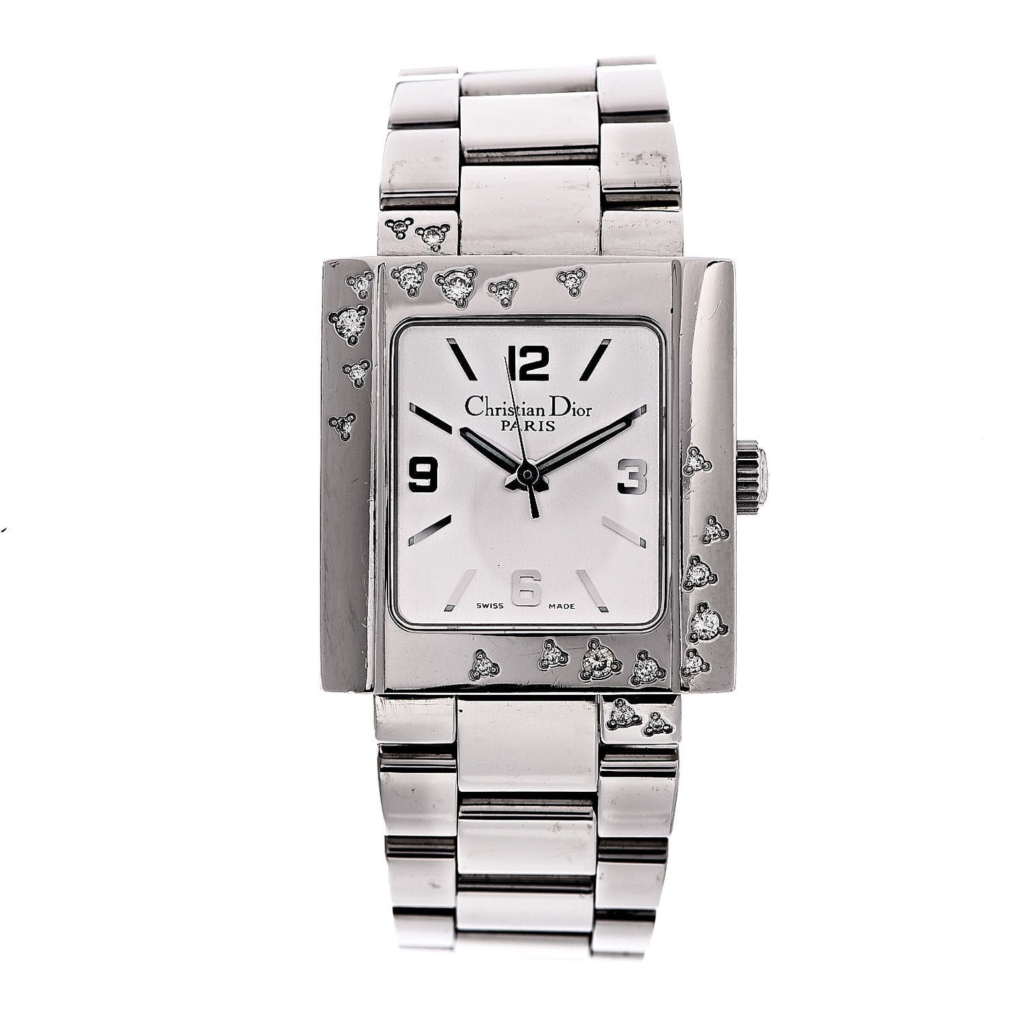 Stainless Steel Diamond 24mm Riva Quartz Watch