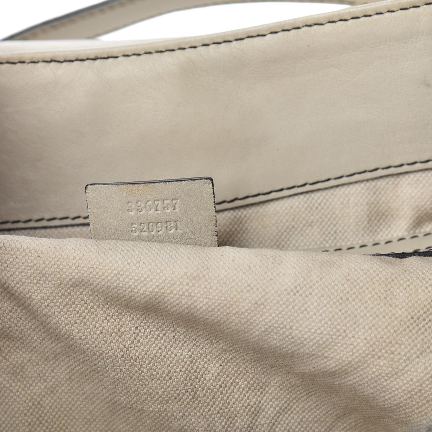 Guccissima Signature Medium Emily Shoulder Bag Mystic White