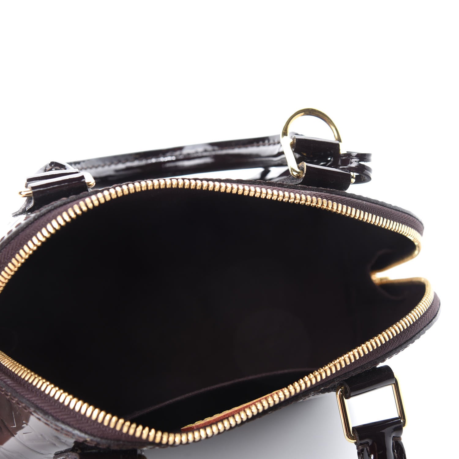 Louis Vuitton Vernis Alma BB Amarante 5 of 10