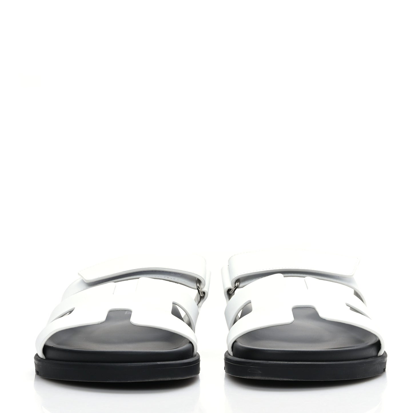 Calfskin Womens Chypre Sandals 40 White
