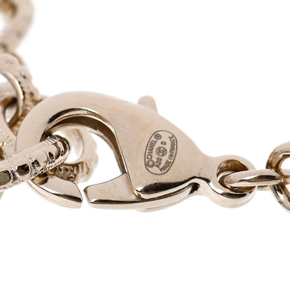Chanel Pearl Crystal CC Bracelet Gold 4 of 5
