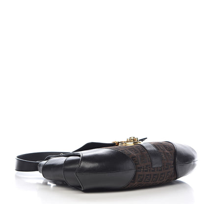 Fendi Zucchino Vitello Medium Compilation Hobo Dark Brown 4 of 13