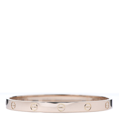 Cartier 18K Pink Gold LOVE Bracelet 18 3 of 7