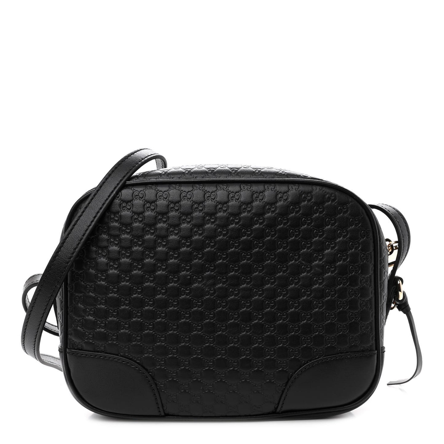 Microguccissima Mini Bree Messenger Bag Black