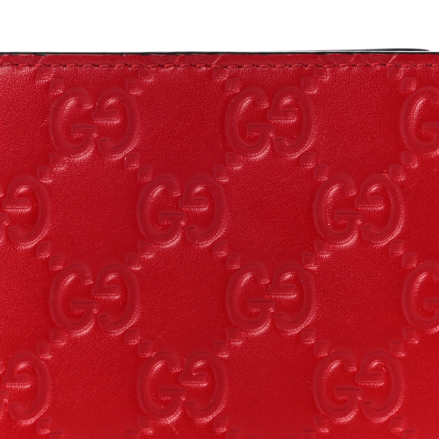 Guccissima Bi-Fold Wallet Red