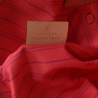 Louis Vuitton Damier Azur Delightful MM Pink 7 of 14