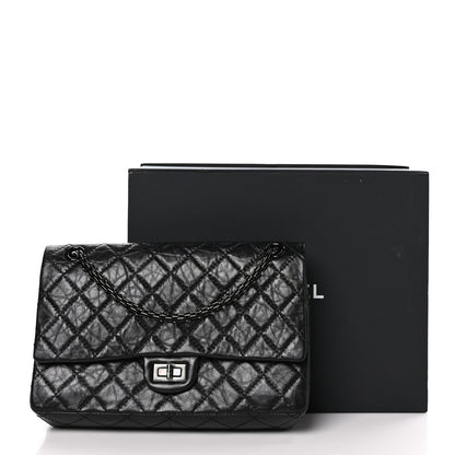 Chanel Aged Calfskin Quilted 2.55 Reissue 226 Flap So Black 12 of 12