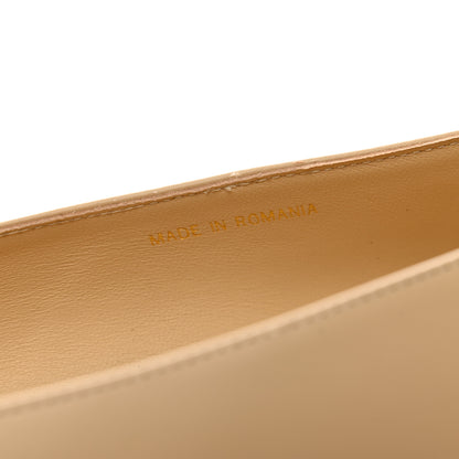 Chanel Lambskin Cap Toe CC Uniform Ballerina Flats 36 Beige Black 8 of 9