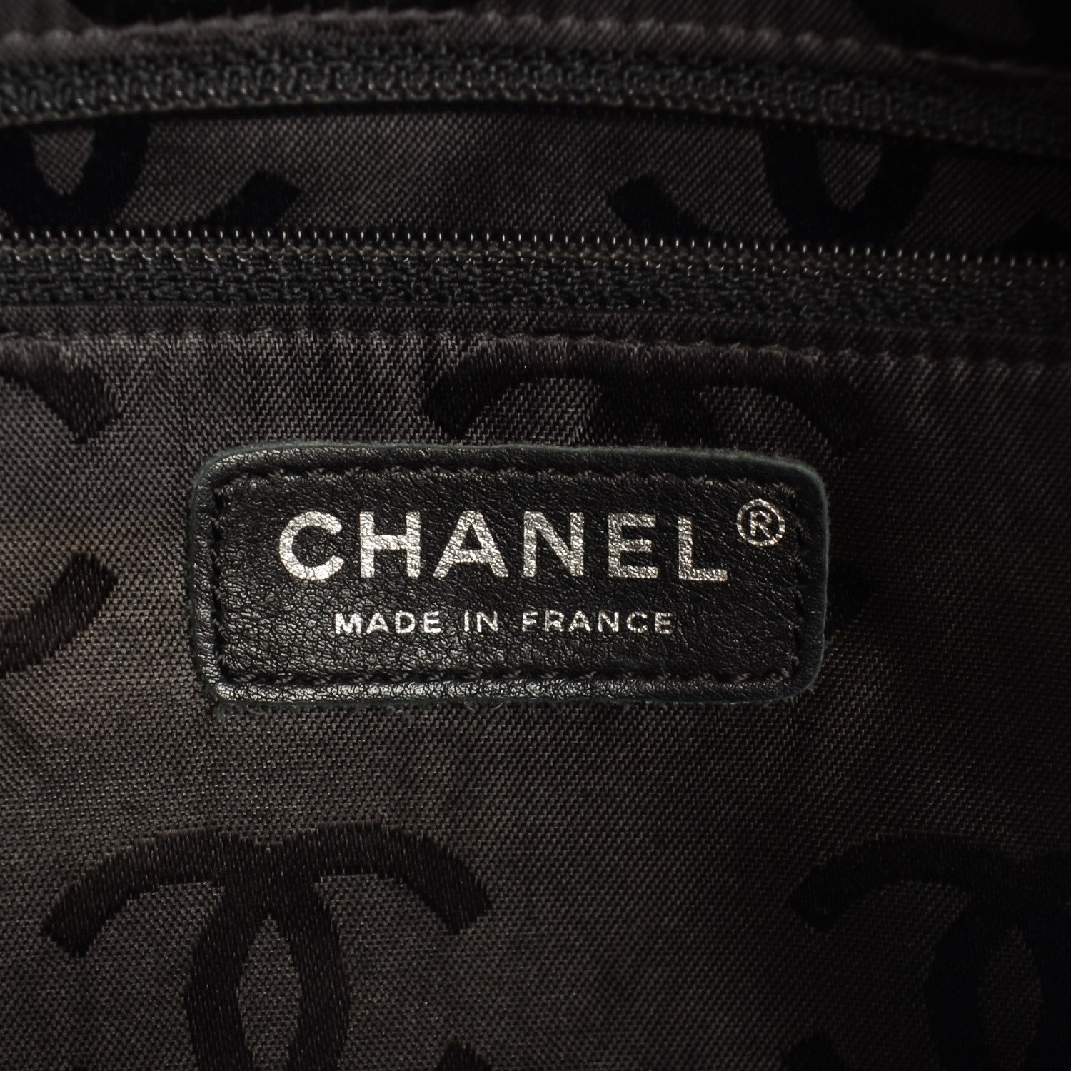 Chanel Calfskin Quilted Large Cambon Tote Beige Black 6 of 8