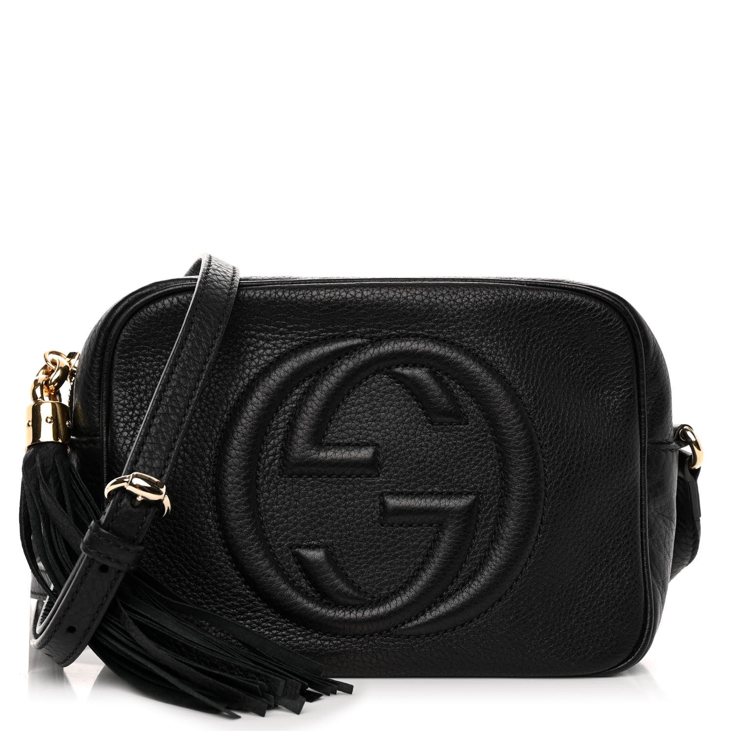 Gucci Pebbled Calfskin Small Soho Disco Bag Black 1 of 10