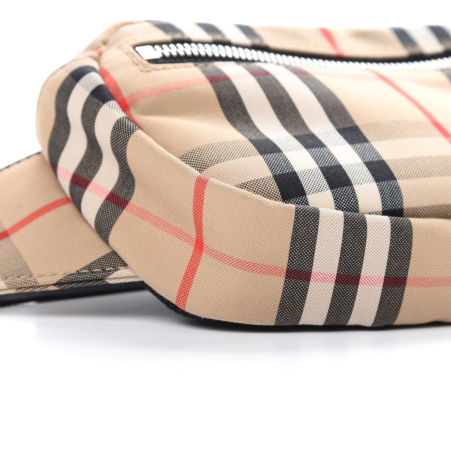 Nylon Vintage Check Small Cannon Bum Bag Archive Beige