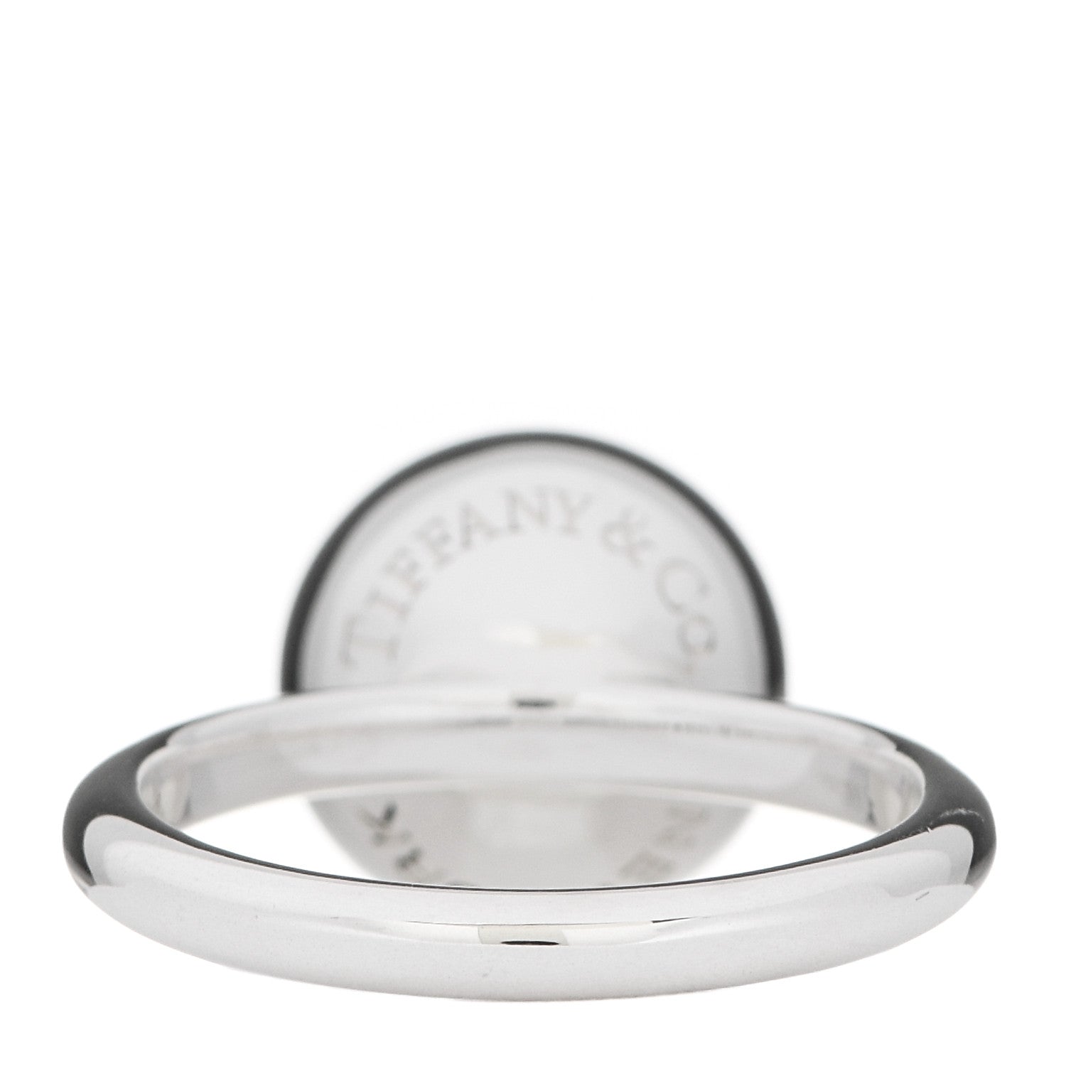 Tiffany Sterling Silver 12mm HardWear Ball Ring 53 6.5 4 of 6