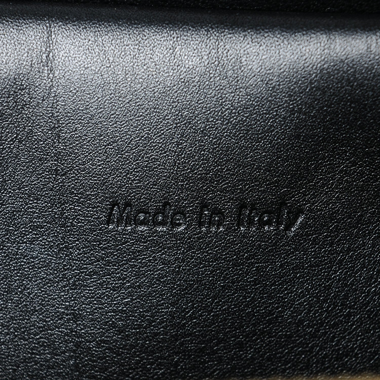 Celine Calfskin Astrakhan Embossed Small Belt Bag Black 7 of 7