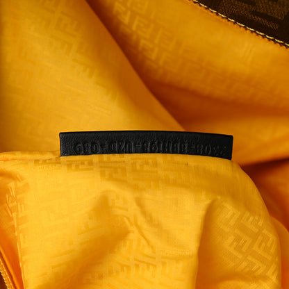 Fendi Zucca Spalmati Small Roll Tote Tobacco Yellow 6 of 10