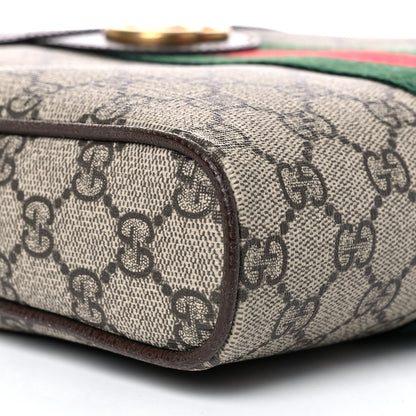 Gucci GG Supreme Monogram Web Small Ophidia Messenger Bag Brown 8 of 10