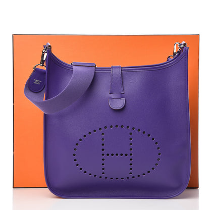 Hermes Epsom Evelyne GM III Iris 11 of 11