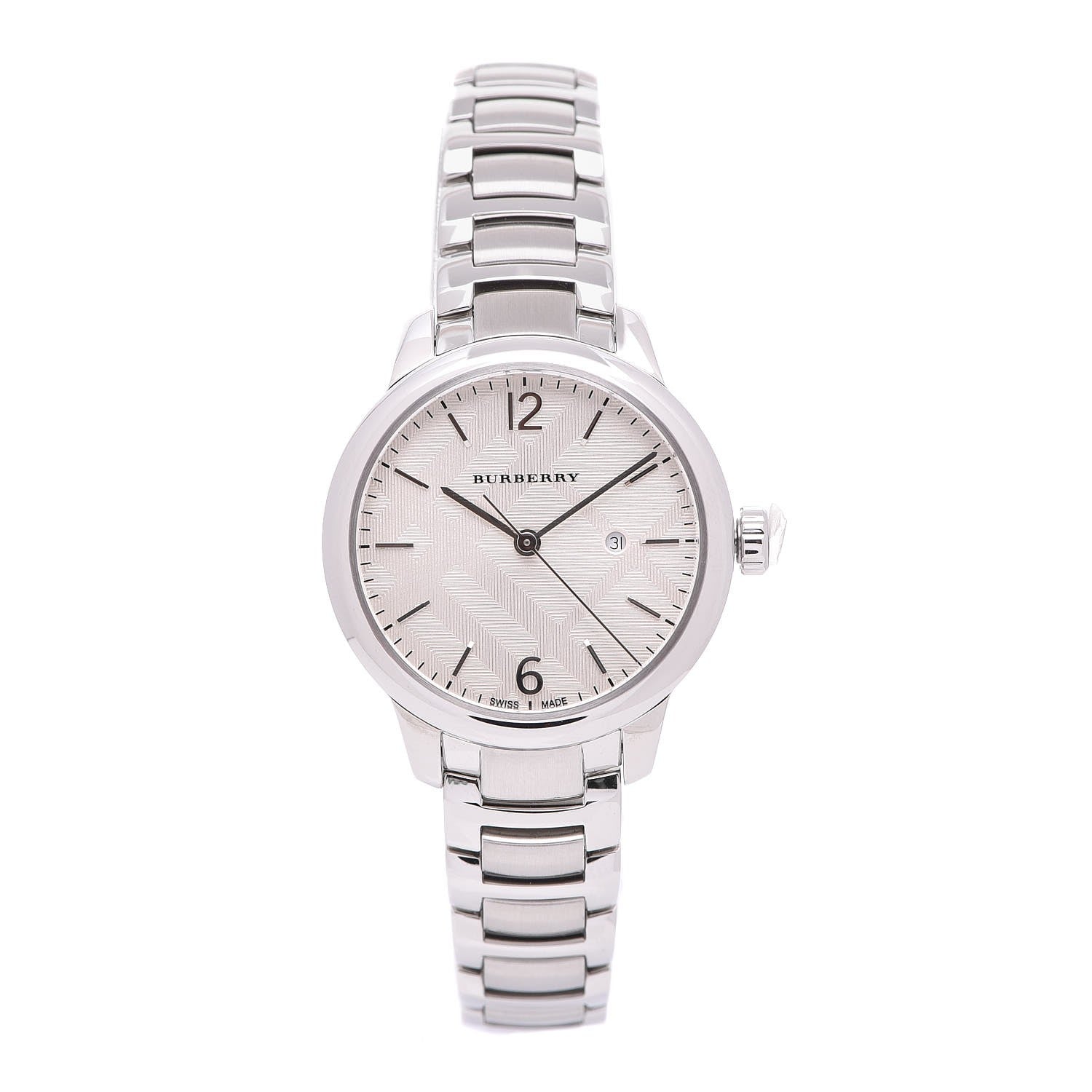 Burberry Stainless Steel 32mm Classic Round Quartz Watch BU10108 1 of 8