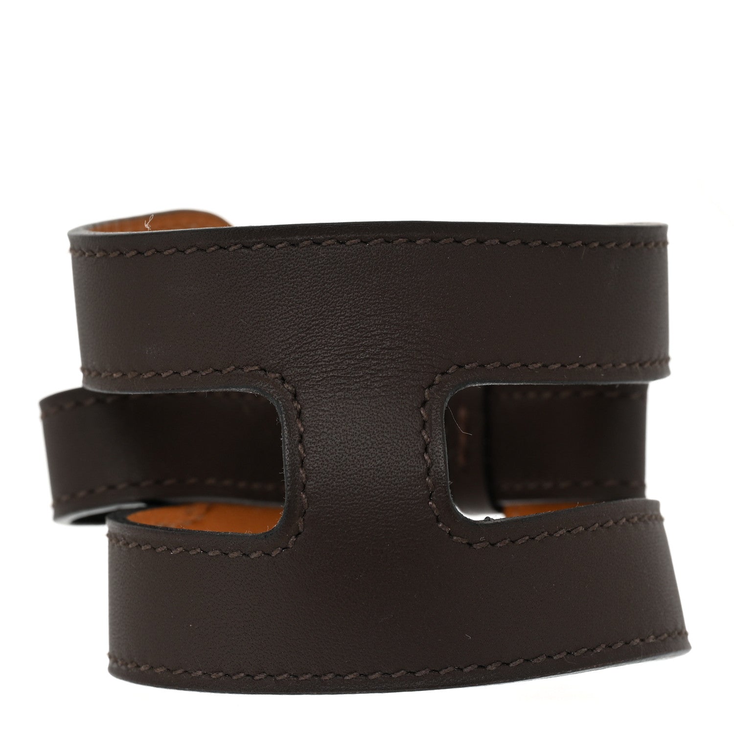 Hermes Swift Ano Cuff M Chocolate 1 of 7