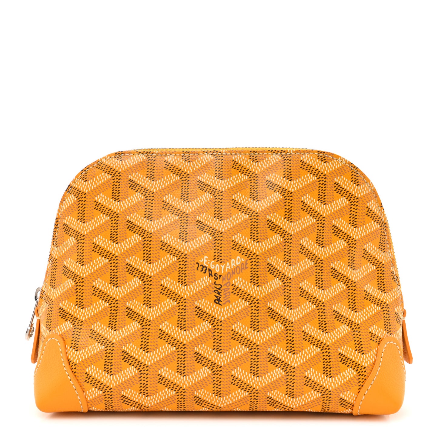 Goyardine Vendome Toiletry Pouch Yellow