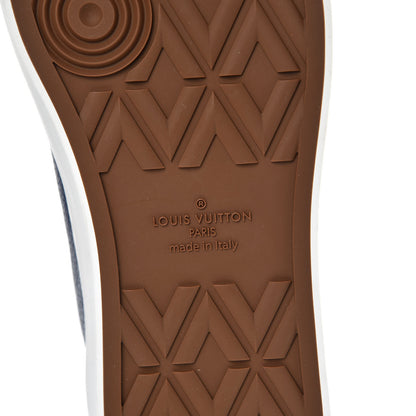 Louis Vuitton Calfskin Tattoo Sneaker Boots 8.5 Blue 7 of 9