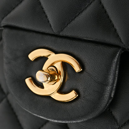 Chanel Lambskin Quilted Jumbo Double Flap Black 10 of 10