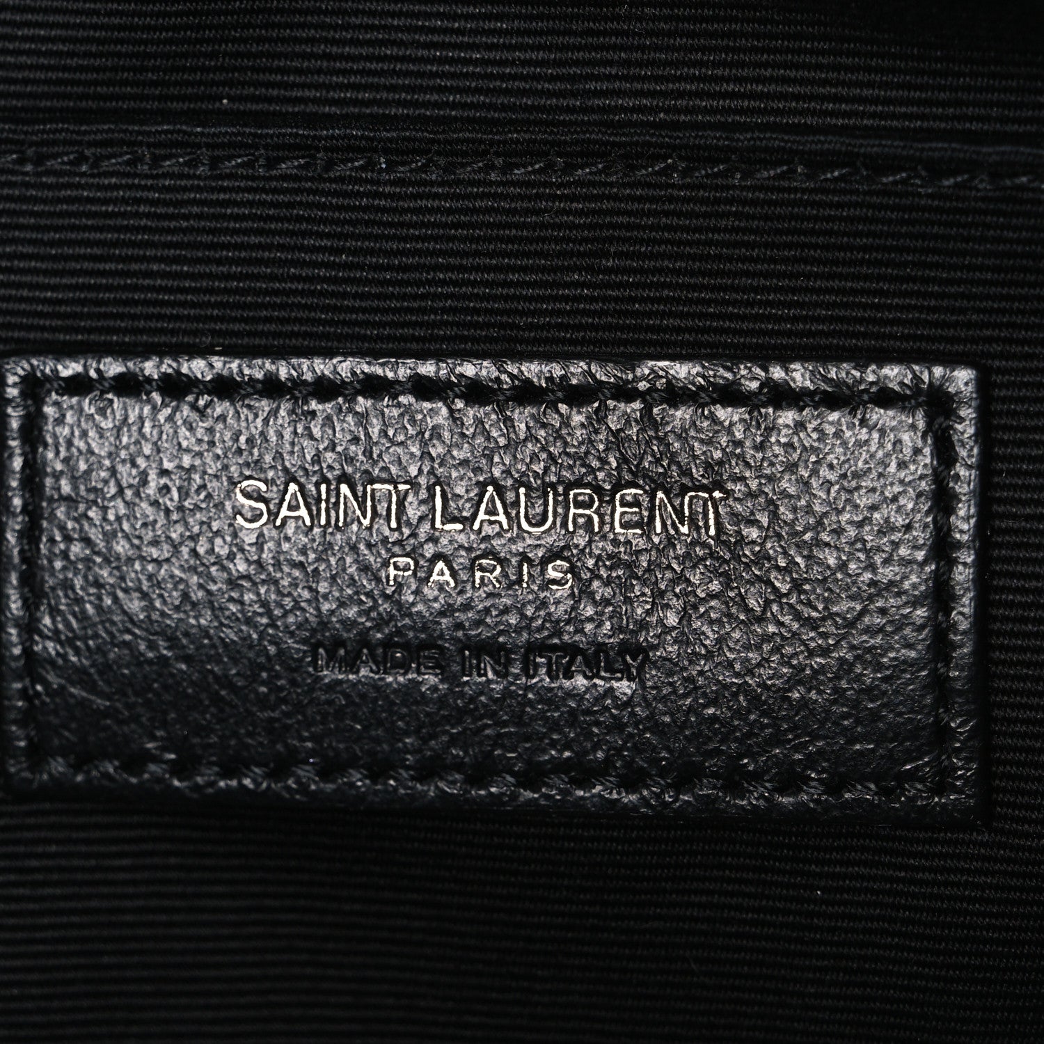 Saint Laurent Calfskin Matelasse Monogram Lou Camera Bag Black 6 of 10