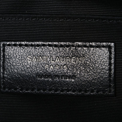 Saint Laurent Calfskin Matelasse Monogram Lou Camera Bag Black 6 of 10