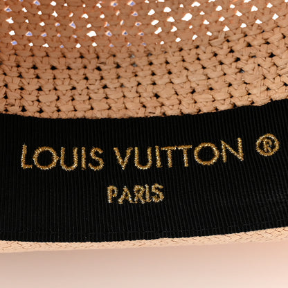 Louis Vuitton Raffia Panama Fedora M Natural 9 of 10