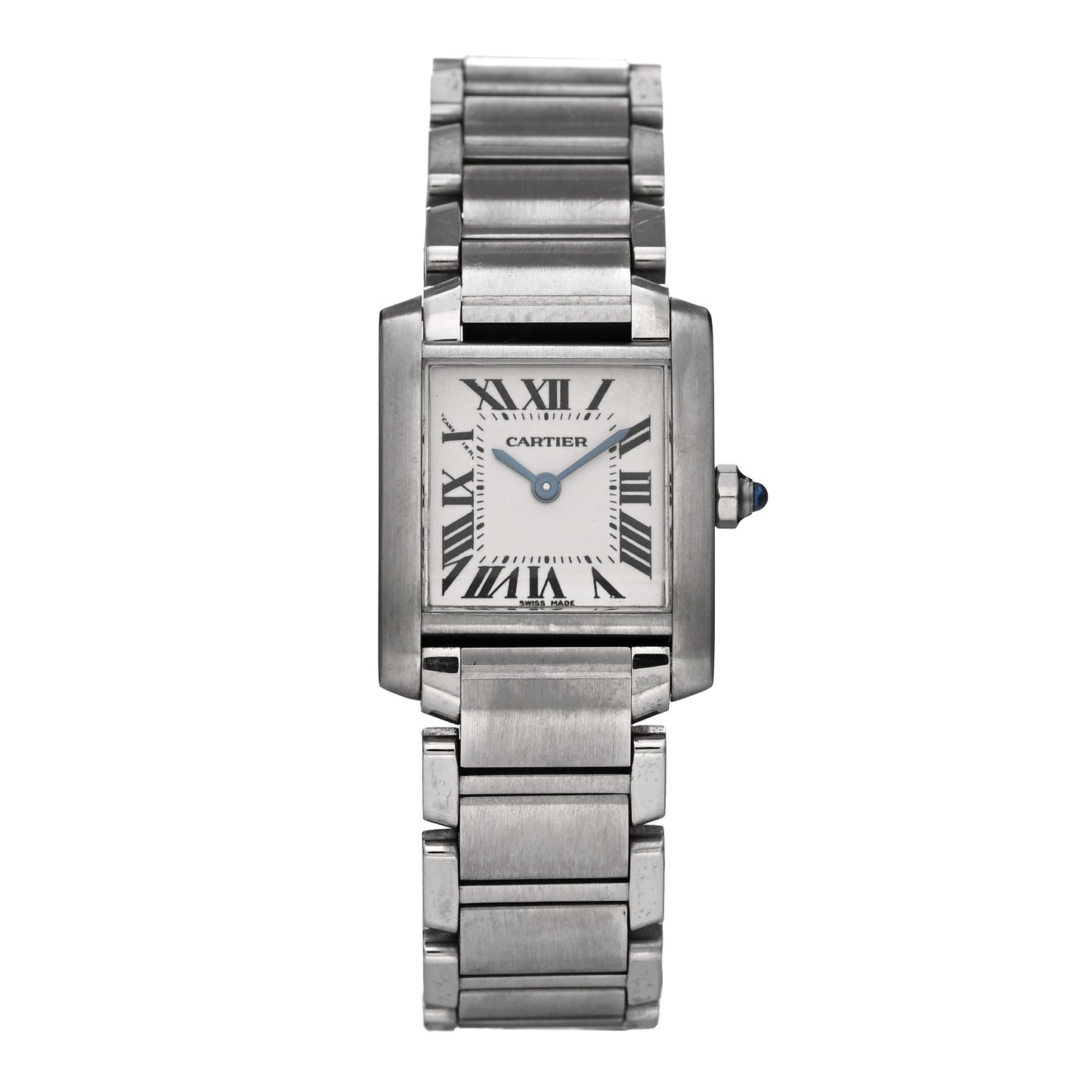 Stainless Steel 20mm Tank Francaise Quartz Watch