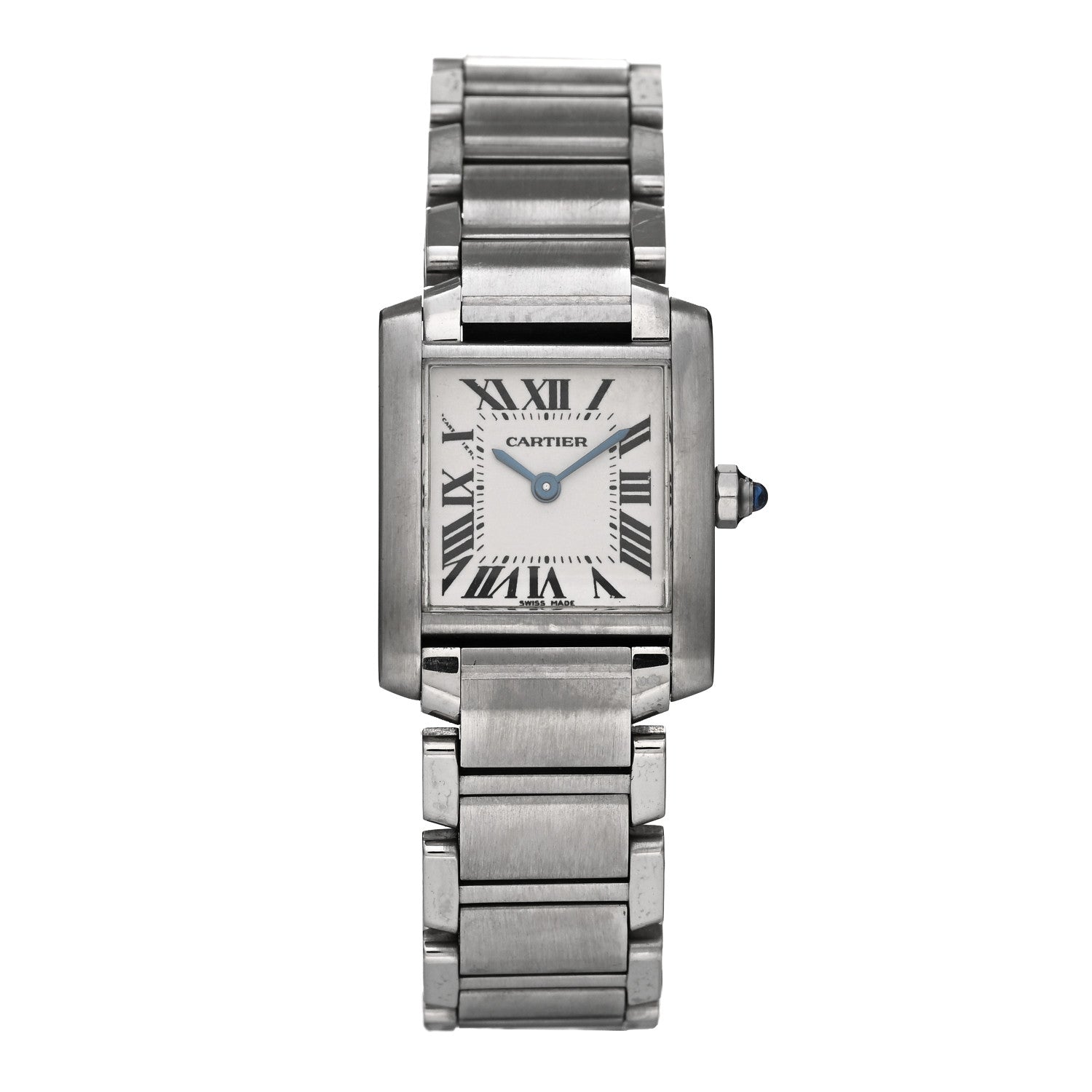 Cartier Stainless Steel 20mm Tank Francaise Quartz Watch 1 of 4