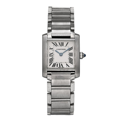 Cartier Stainless Steel 20mm Tank Francaise Quartz Watch 1 of 4