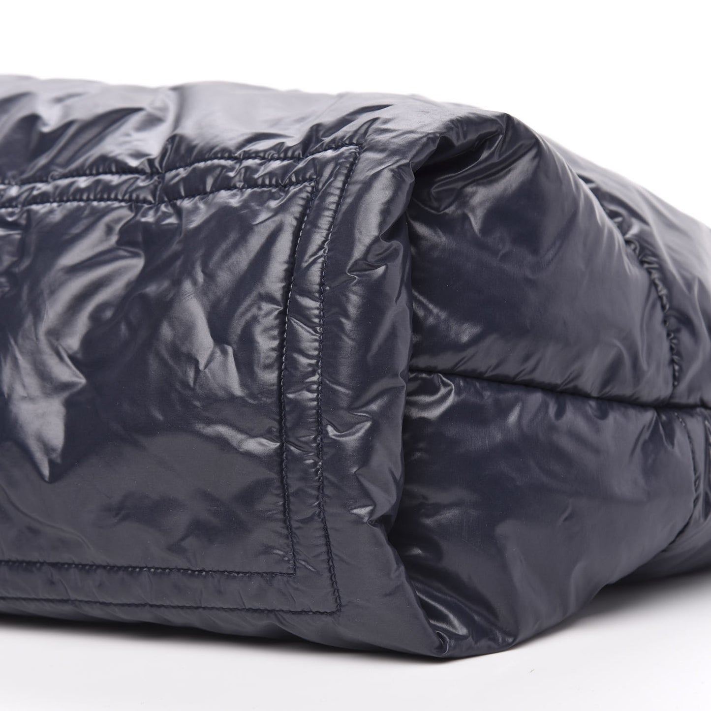 Nylon Coco Cocoon Large Reversible Tote Dark Blue