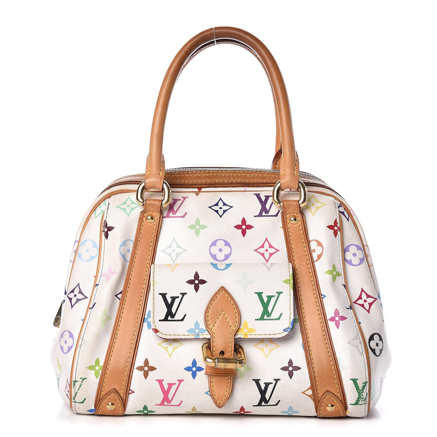 Louis Vuitton Monogram Multicolor Priscilla White 1 of 20