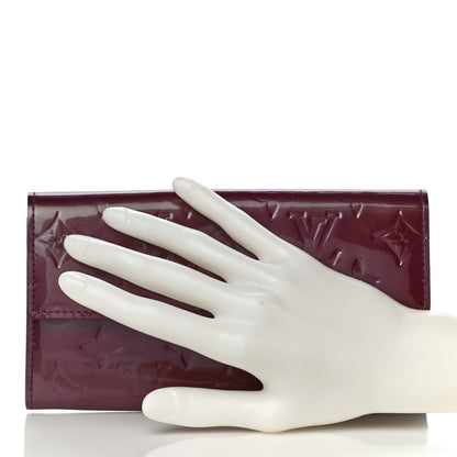 Louis Vuitton Vernis Sarah Wallet Violet 2 of 11