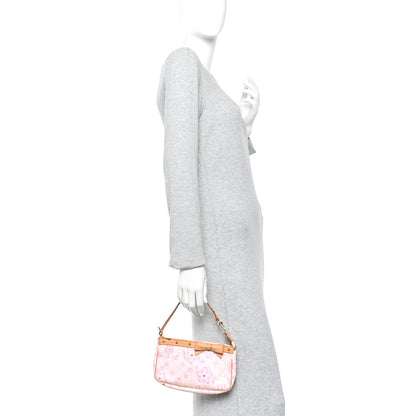 Louis Vuitton Monogram Cherry Blossom Pochette Accessories Pink 2 of 12